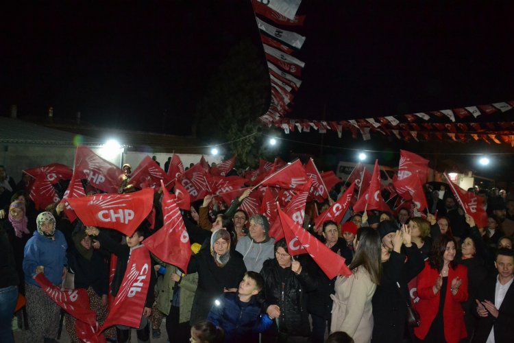 CHP Yenimuhacir Seçim Bürosu coşkulu kalabalıkla açıldı 2
