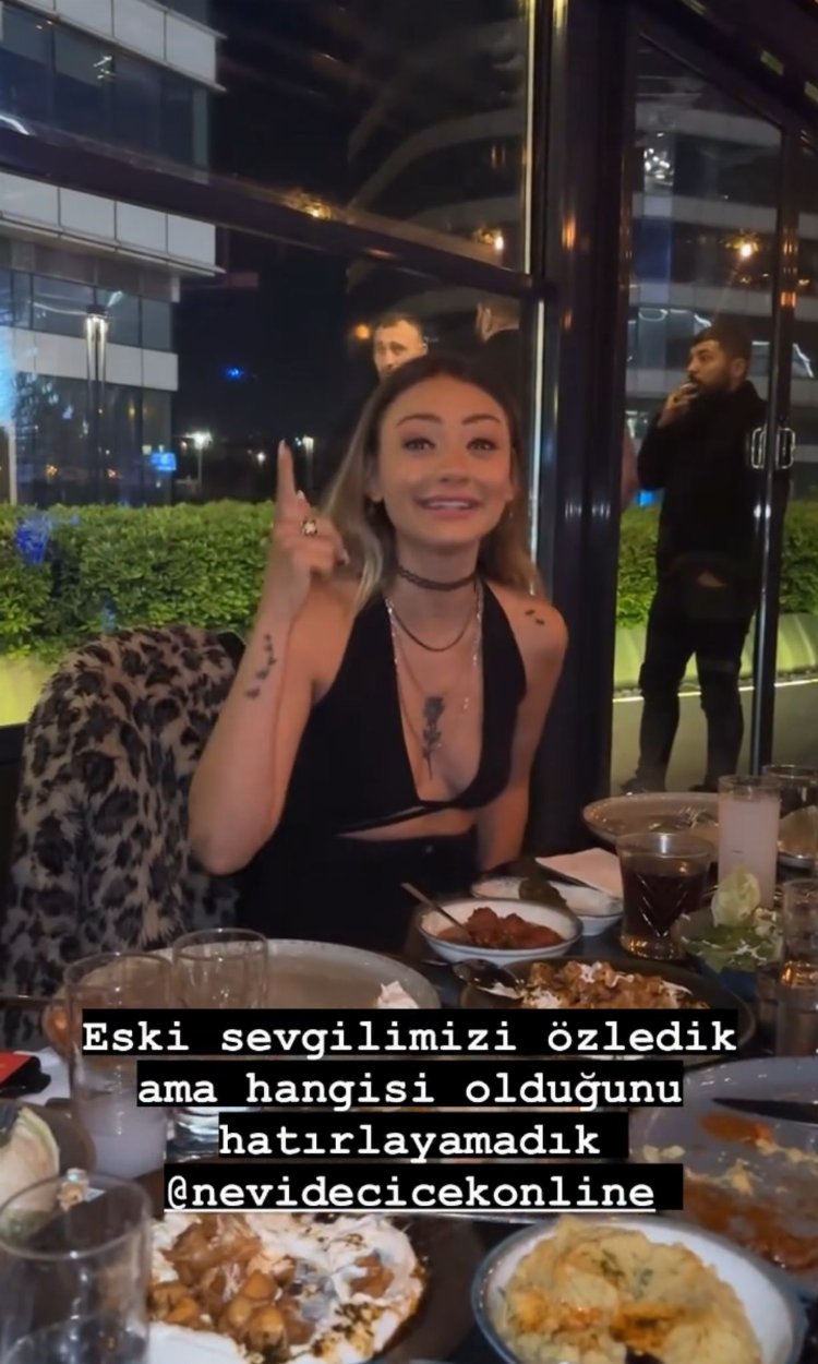 Nevide Çiçek'ten göndermeli dans 1