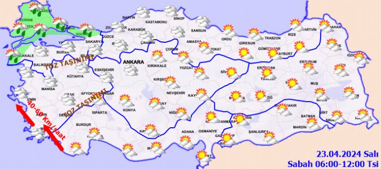 Yurtta bugün hava nasıl? Marmara'nın batısı yağışlı... 1