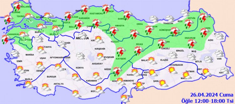 Yurtta bugün hava nasıl? Nisan yağmurlarına dikkat! 1
